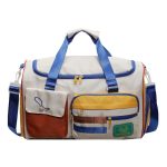 Wholesale Men Leisure Sports Dry And Wet Separation Large Capacity Oxford Duffle Bag - Image 5