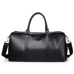 Wholesale Men Leisure Sports Vintage Large Capacity PU Duffle Bag - Image 7
