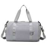 Wholesale Men Fashion Casual Athleisure Solid Color Dry Wet Separation Oxford Duffle Bags - Image 3