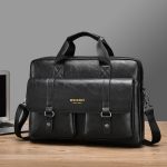 Wholesale Men'S Fashion Casual Retro Large Capacity Shoulder Crossbody Handbag Business Briefcases Bags - Image 6