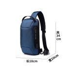 Wholesale Men Fashion Casual Waterproof Chest Bag - Image 6