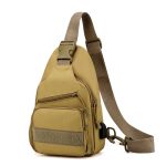 Men Camouflage Chest Bag Outdoor Waterproof Oxford Mountaineering Shoulder Bag - Image 2