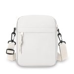Men Fashion Simple Solid Color Mini Square Crossbody Bag - Image 6