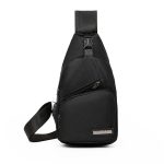 Men Casual Commuter Zipper Oxford Chest Bag - Image 6