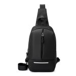 Men'S Casual Color Matching Wear-Resistant Oxford Cloth Chest Bag - Image 5