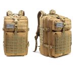 Men Outdoor Commuter Camouflage Pattern Buckle Zipper Design Large Capacity Oxford Cloth Backpack - Image 5