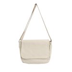 Wholesale Unisex Basic Flap Design Solid Color Large Capacity Canvas Crossbody Bag - Image 5