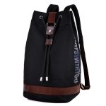 Wholesale Men Fashion Casual Commuter Letter Canvas Backpacks Bag - Image 6