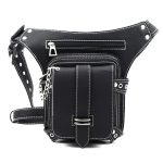 Simple Retro Unisex Punk Multi-Pocket Zipper Waist Bag - Image 5