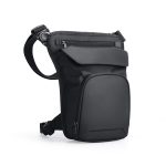 Simple Neutral Solid Color Large Capacity Outdoor Riding Waist Bag Leg Bag - Image 3