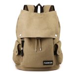 Wholesale Men Casual Sports Commuter Letter Canvas Backpacks Bag - Image 6