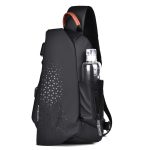 Men Casual Sports Commuter Print Chest Bag - Image 6