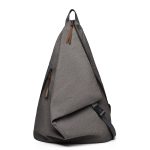 Men Leisure Sports Commuter Solid Color Canvas Backpacks Bag - Image 7