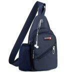 Wholesale Men Fashion Leisure Sports Commuter Canvas Chest Bag - Image 5