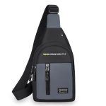 Men Fashion Casual Commuter Oxford Chest Bag - Image 6