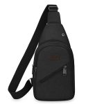 Wholesale Men Fashion Casual Commuter Canvas Chest Bag - Image 6