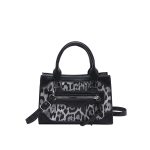 Wholesale Women Fashion Casual Simple Square Leopard Zipper Handbag - Image 5