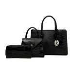 Wholesale Simple And Fashionable Bag Lizard Print Handbag Three-Piece Set - Image 6