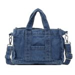 Street Retro Large Capacity Denim Handbags - Image 5