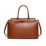 Wholesale Women Fashion Simple Solid Color Large Capacity Handbag - Image 6
