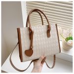 Wholesale Women Fashion Square Rhomboid Large Capacity Handle Shoulder Bag - Image 6