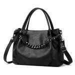 Wholesale Autumn And Winter Women Casual Solid Color Large Capacity Chain Handbag