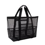 Wholesale Women Fashion Casual Mesh Hollow Large Capacity Beach Bag - Image 5