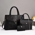 Wholesale Women Elegant Stone-Print Large-Capacity Handbag Sets - Image 3