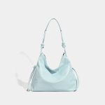 Wholesale Women Fashion Solid Color Large Capacity Soft Leather Shoulder Bag - Image 6