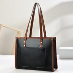 Wholesale Women Fashion Casual Simple Large Capacity Tote Bag - Image 5