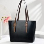 Wholesale Women Fashion Casual Simple Large Capacity Tote Bag - Image 3