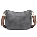 Wholesale Women Fashion Simple Solid Color Soft Leather Large Capacity Shoulder Bag - Image 5