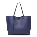 Wholesale Women Simple Solid Color Tassel Bag - Image 6