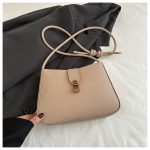 Wholesale Women Fashion Casual Solid Color Small Square Shoulder Bag