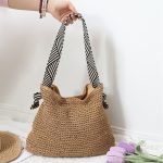Bohemian Casual Woven Large Capacity Shoulder Bag - Image 6