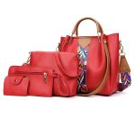 Women Fashion Retro Handbag Four-Piece Bag Set - Image 6