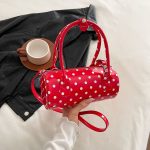 Wholesale Women Fashion Casual Dot Print Shoulder Bag