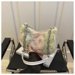 Wholesale Women Fashion Casual Gradient Star Chain Small Square Denim Shoulder Bag - Image 6