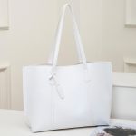 Wholesale Women Fashion Casual Simple Solid Color Large Capacity Tote Bag - Image 6