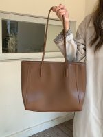 Women Fashion Retro Solid Color Large Capacity Tote Bag - Image 6