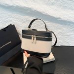 Wholesale Fashion Cylinder Stitching Color Shoulder Bag - Image 5