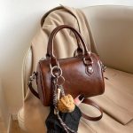 Wholesale Women Fashion Solid Color Bright Soft PU Chain Pendant Handbag - Image 6