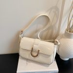 Women Fashion Casual Simple Solid Color Shoulder Bag - Image 6