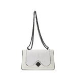 Wholesale Women Fashion Casual Solid Color Snake-Pattern Chain Small Square Shoulder Bag - Image 6