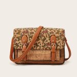 Wholesale Women Fashion Ethnic Style Cork Printed Large Capacity Shoulder Bag - Image 5