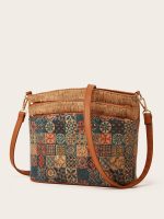 Wholesale Women Fashion Retro Ethnic Style Printed Shoulder Bag - Image 6