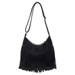 Women Fashion Casual Retro Large Capacity Tassel Frosted Shoulder Bag - Image 6