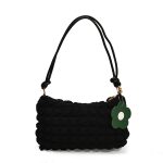 Wholesale Women Fashion Casual Solid Color Pleated Clouds Large Capacity Shoulder Bag - Image 6