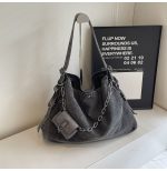 Wholesale Women Fashion Casual Large Capacity Denim Shoulder Bag - Image 6