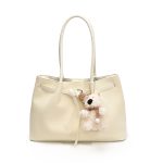 Wholesale Women Fashion Casual Solid Color Woven Pendant Shoulder Bag - Image 5